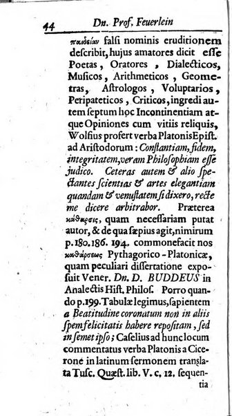 Miscellanea lipsiensia, ad incrementum rei litterariae edita, cum praefatione domini D. Jo. Francisci Buddei theologi, philisophi, et polyhistoris in Academia Ienensi celeberrimi