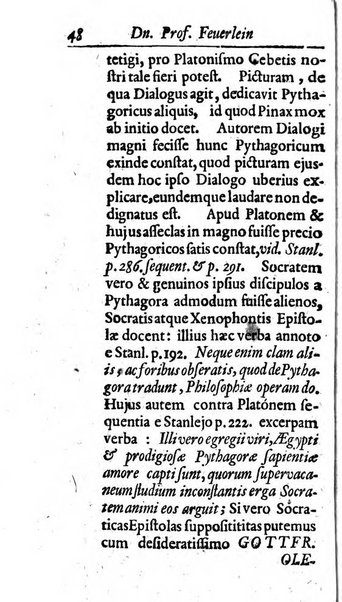 Miscellanea lipsiensia, ad incrementum rei litterariae edita, cum praefatione domini D. Jo. Francisci Buddei theologi, philisophi, et polyhistoris in Academia Ienensi celeberrimi