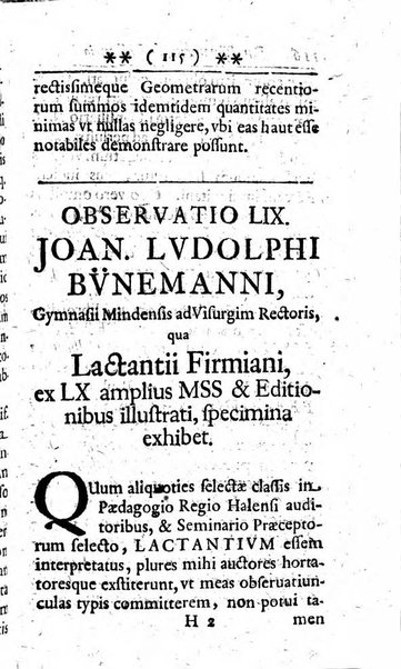 Miscellanea lipsiensia, ad incrementum rei litterariae edita, cum praefatione domini D. Jo. Francisci Buddei theologi, philisophi, et polyhistoris in Academia Ienensi celeberrimi