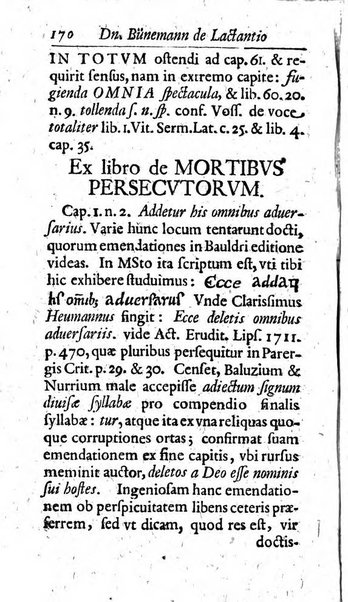 Miscellanea lipsiensia, ad incrementum rei litterariae edita, cum praefatione domini D. Jo. Francisci Buddei theologi, philisophi, et polyhistoris in Academia Ienensi celeberrimi