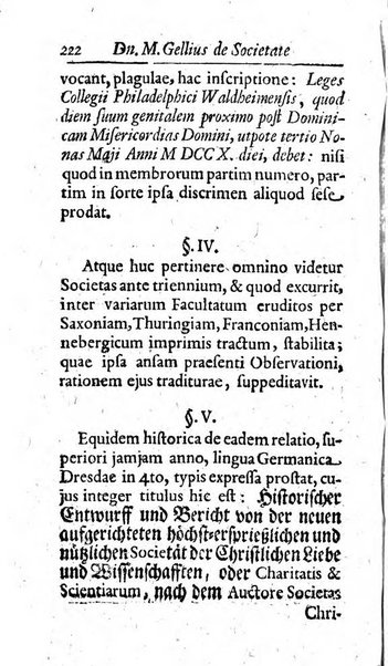 Miscellanea lipsiensia, ad incrementum rei litterariae edita, cum praefatione domini D. Jo. Francisci Buddei theologi, philisophi, et polyhistoris in Academia Ienensi celeberrimi