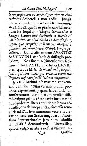 Miscellanea lipsiensia, ad incrementum rei litterariae edita, cum praefatione domini D. Jo. Francisci Buddei theologi, philisophi, et polyhistoris in Academia Ienensi celeberrimi