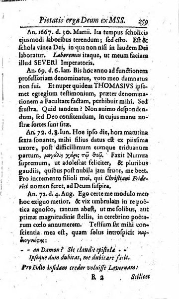 Miscellanea lipsiensia, ad incrementum rei litterariae edita, cum praefatione domini D. Jo. Francisci Buddei theologi, philisophi, et polyhistoris in Academia Ienensi celeberrimi