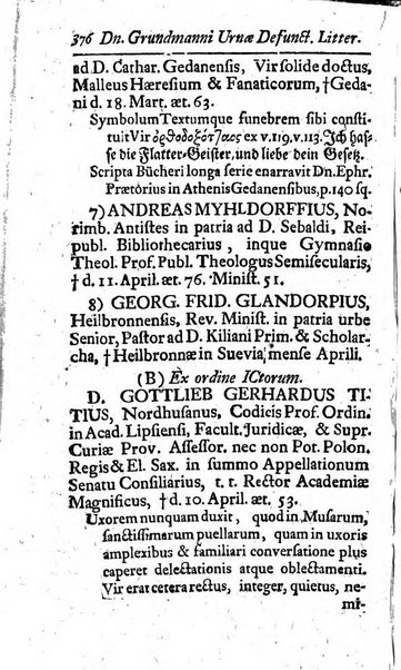 Miscellanea lipsiensia, ad incrementum rei litterariae edita, cum praefatione domini D. Jo. Francisci Buddei theologi, philisophi, et polyhistoris in Academia Ienensi celeberrimi