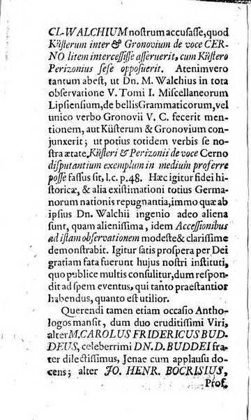 Miscellanea lipsiensia, ad incrementum rei litterariae edita, cum praefatione domini D. Jo. Francisci Buddei theologi, philisophi, et polyhistoris in Academia Ienensi celeberrimi