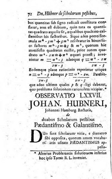 Miscellanea lipsiensia, ad incrementum rei litterariae edita, cum praefatione domini D. Jo. Francisci Buddei theologi, philisophi, et polyhistoris in Academia Ienensi celeberrimi