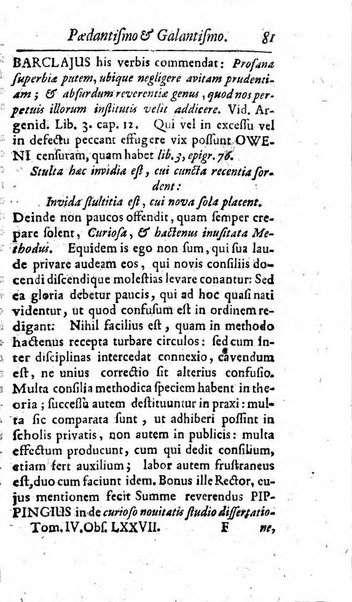 Miscellanea lipsiensia, ad incrementum rei litterariae edita, cum praefatione domini D. Jo. Francisci Buddei theologi, philisophi, et polyhistoris in Academia Ienensi celeberrimi