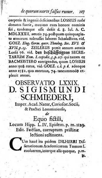 Miscellanea lipsiensia, ad incrementum rei litterariae edita, cum praefatione domini D. Jo. Francisci Buddei theologi, philisophi, et polyhistoris in Academia Ienensi celeberrimi