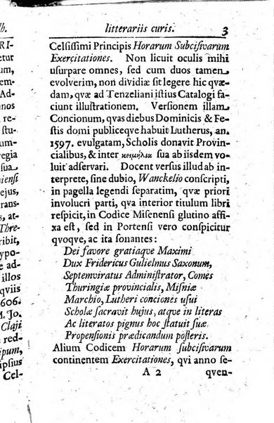 Miscellanea lipsiensia, ad incrementum rei litterariae edita, cum praefatione domini D. Jo. Francisci Buddei theologi, philisophi, et polyhistoris in Academia Ienensi celeberrimi