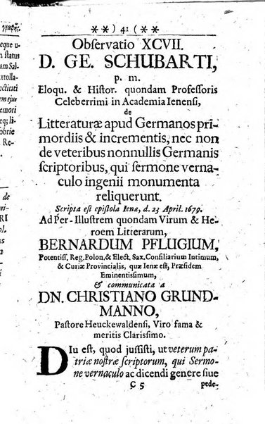 Miscellanea lipsiensia, ad incrementum rei litterariae edita, cum praefatione domini D. Jo. Francisci Buddei theologi, philisophi, et polyhistoris in Academia Ienensi celeberrimi