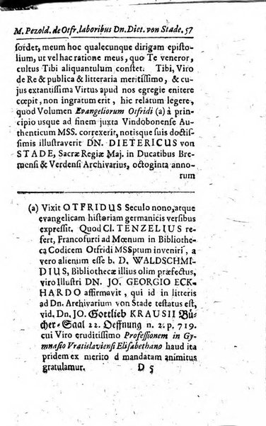 Miscellanea lipsiensia, ad incrementum rei litterariae edita, cum praefatione domini D. Jo. Francisci Buddei theologi, philisophi, et polyhistoris in Academia Ienensi celeberrimi