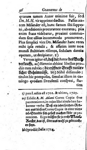 Miscellanea lipsiensia, ad incrementum rei litterariae edita, cum praefatione domini D. Jo. Francisci Buddei theologi, philisophi, et polyhistoris in Academia Ienensi celeberrimi