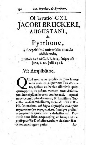 Miscellanea lipsiensia, ad incrementum rei litterariae edita, cum praefatione domini D. Jo. Francisci Buddei theologi, philisophi, et polyhistoris in Academia Ienensi celeberrimi