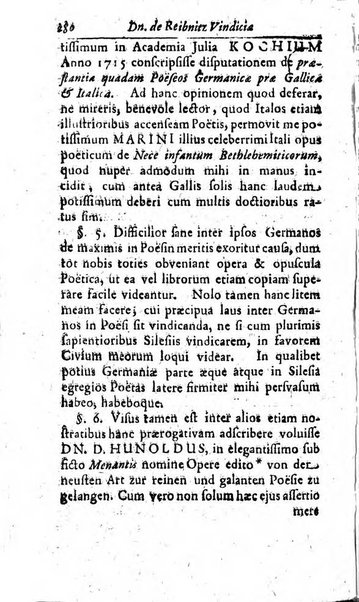 Miscellanea lipsiensia, ad incrementum rei litterariae edita, cum praefatione domini D. Jo. Francisci Buddei theologi, philisophi, et polyhistoris in Academia Ienensi celeberrimi