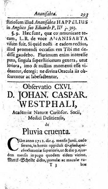 Miscellanea lipsiensia, ad incrementum rei litterariae edita, cum praefatione domini D. Jo. Francisci Buddei theologi, philisophi, et polyhistoris in Academia Ienensi celeberrimi