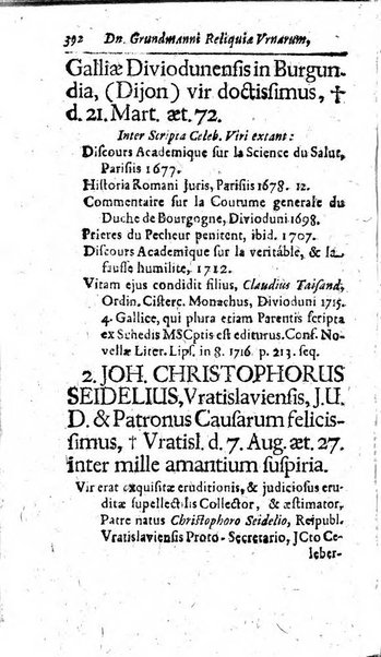 Miscellanea lipsiensia, ad incrementum rei litterariae edita, cum praefatione domini D. Jo. Francisci Buddei theologi, philisophi, et polyhistoris in Academia Ienensi celeberrimi