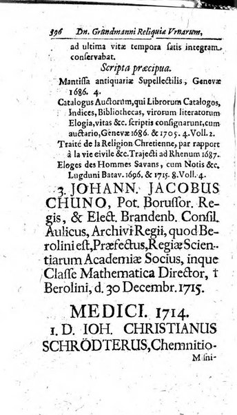 Miscellanea lipsiensia, ad incrementum rei litterariae edita, cum praefatione domini D. Jo. Francisci Buddei theologi, philisophi, et polyhistoris in Academia Ienensi celeberrimi