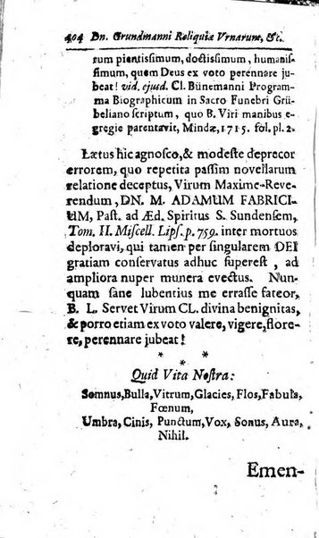 Miscellanea lipsiensia, ad incrementum rei litterariae edita, cum praefatione domini D. Jo. Francisci Buddei theologi, philisophi, et polyhistoris in Academia Ienensi celeberrimi