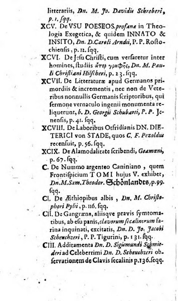 Miscellanea lipsiensia, ad incrementum rei litterariae edita, cum praefatione domini D. Jo. Francisci Buddei theologi, philisophi, et polyhistoris in Academia Ienensi celeberrimi