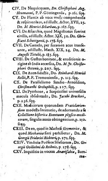 Miscellanea lipsiensia, ad incrementum rei litterariae edita, cum praefatione domini D. Jo. Francisci Buddei theologi, philisophi, et polyhistoris in Academia Ienensi celeberrimi