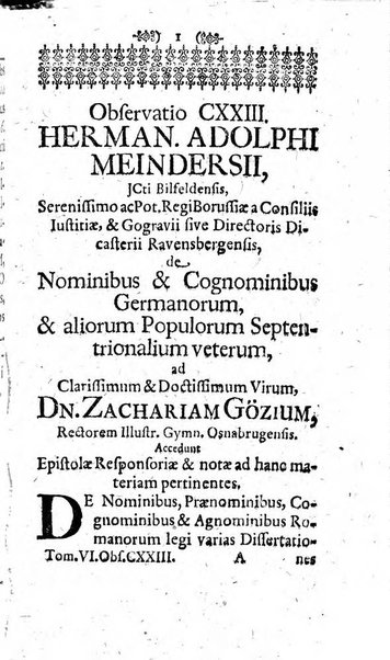 Miscellanea lipsiensia, ad incrementum rei litterariae edita, cum praefatione domini D. Jo. Francisci Buddei theologi, philisophi, et polyhistoris in Academia Ienensi celeberrimi