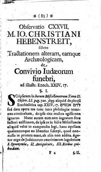 Miscellanea lipsiensia, ad incrementum rei litterariae edita, cum praefatione domini D. Jo. Francisci Buddei theologi, philisophi, et polyhistoris in Academia Ienensi celeberrimi