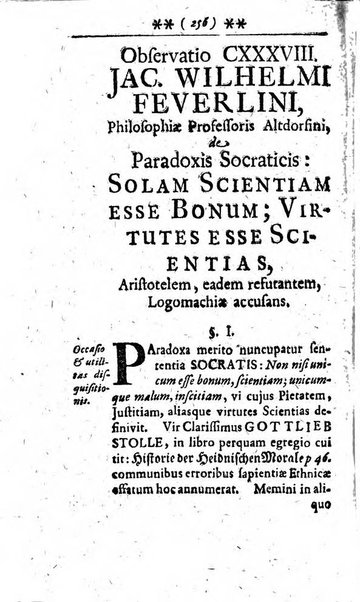 Miscellanea lipsiensia, ad incrementum rei litterariae edita, cum praefatione domini D. Jo. Francisci Buddei theologi, philisophi, et polyhistoris in Academia Ienensi celeberrimi