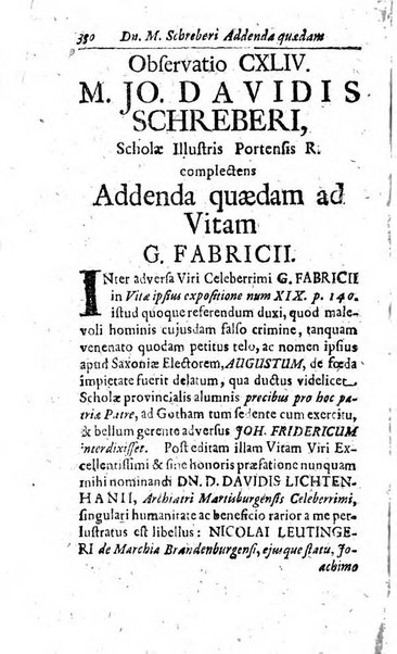 Miscellanea lipsiensia, ad incrementum rei litterariae edita, cum praefatione domini D. Jo. Francisci Buddei theologi, philisophi, et polyhistoris in Academia Ienensi celeberrimi