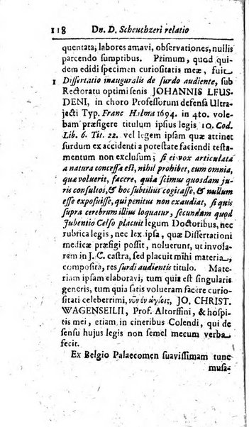 Miscellanea lipsiensia, ad incrementum rei litterariae edita, cum praefatione domini D. Jo. Francisci Buddei theologi, philisophi, et polyhistoris in Academia Ienensi celeberrimi