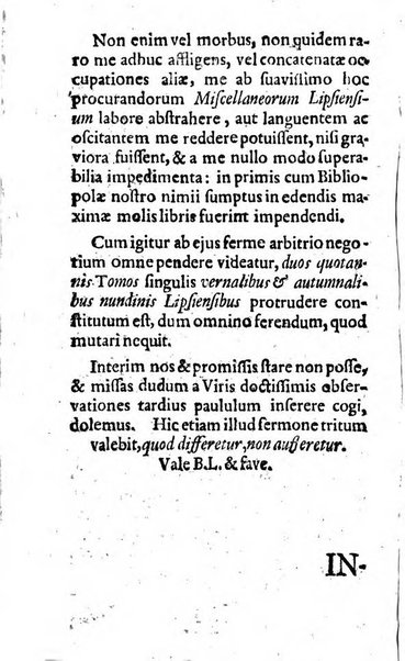 Miscellanea lipsiensia, ad incrementum rei litterariae edita, cum praefatione domini D. Jo. Francisci Buddei theologi, philisophi, et polyhistoris in Academia Ienensi celeberrimi