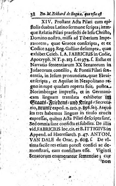 Miscellanea lipsiensia, ad incrementum rei litterariae edita, cum praefatione domini D. Jo. Francisci Buddei theologi, philisophi, et polyhistoris in Academia Ienensi celeberrimi