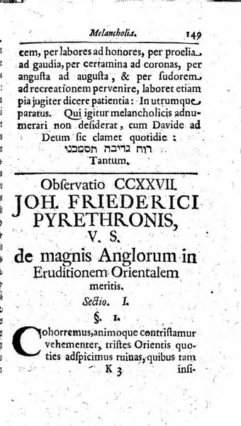 Miscellanea lipsiensia, ad incrementum rei litterariae edita, cum praefatione domini D. Jo. Francisci Buddei theologi, philisophi, et polyhistoris in Academia Ienensi celeberrimi