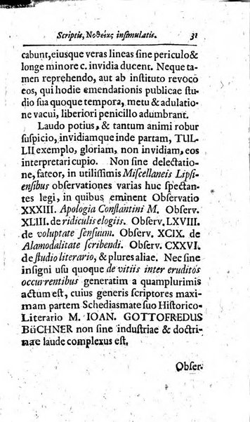 Miscellanea lipsiensia, ad incrementum rei litterariae edita, cum praefatione domini D. Jo. Francisci Buddei theologi, philisophi, et polyhistoris in Academia Ienensi celeberrimi