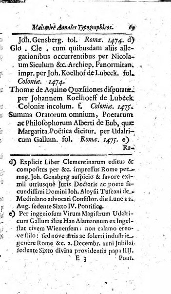 Miscellanea lipsiensia, ad incrementum rei litterariae edita, cum praefatione domini D. Jo. Francisci Buddei theologi, philisophi, et polyhistoris in Academia Ienensi celeberrimi