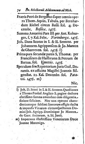 Miscellanea lipsiensia, ad incrementum rei litterariae edita, cum praefatione domini D. Jo. Francisci Buddei theologi, philisophi, et polyhistoris in Academia Ienensi celeberrimi