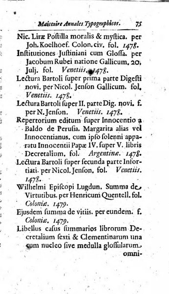 Miscellanea lipsiensia, ad incrementum rei litterariae edita, cum praefatione domini D. Jo. Francisci Buddei theologi, philisophi, et polyhistoris in Academia Ienensi celeberrimi