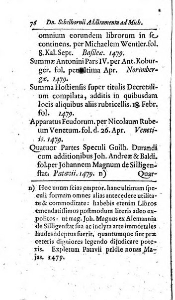 Miscellanea lipsiensia, ad incrementum rei litterariae edita, cum praefatione domini D. Jo. Francisci Buddei theologi, philisophi, et polyhistoris in Academia Ienensi celeberrimi