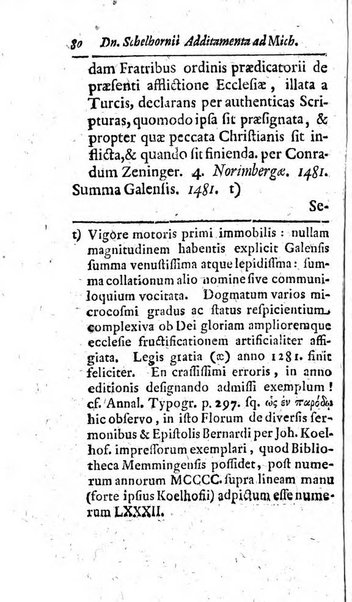 Miscellanea lipsiensia, ad incrementum rei litterariae edita, cum praefatione domini D. Jo. Francisci Buddei theologi, philisophi, et polyhistoris in Academia Ienensi celeberrimi