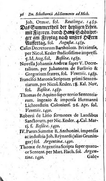 Miscellanea lipsiensia, ad incrementum rei litterariae edita, cum praefatione domini D. Jo. Francisci Buddei theologi, philisophi, et polyhistoris in Academia Ienensi celeberrimi