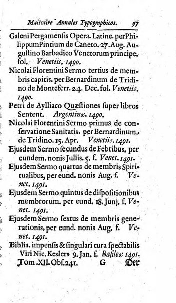 Miscellanea lipsiensia, ad incrementum rei litterariae edita, cum praefatione domini D. Jo. Francisci Buddei theologi, philisophi, et polyhistoris in Academia Ienensi celeberrimi