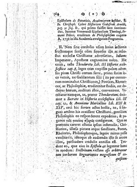 Miscellanea Lipsiensia nova, ad incrementum scientiarum, ab his qui sunt in colligendis Eruditorum novis actis occupati per partes publicata. Edendi consilium suscepit, sua nonnulla passim addidit, praefationem, qua instituti ratio explicatur, praemisit Frider. Otto Menckenius phil et I.V. Doctor