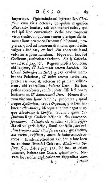 Miscellanea Lipsiensia nova, ad incrementum scientiarum, ab his qui sunt in colligendis Eruditorum novis actis occupati per partes publicata. Edendi consilium suscepit, sua nonnulla passim addidit, praefationem, qua instituti ratio explicatur, praemisit Frider. Otto Menckenius phil et I.V. Doctor