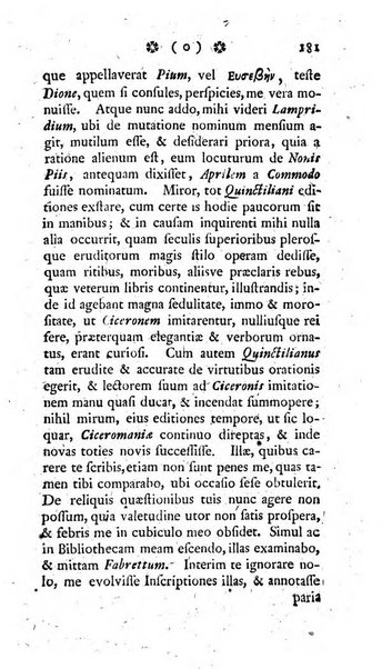 Miscellanea Lipsiensia nova, ad incrementum scientiarum, ab his qui sunt in colligendis Eruditorum novis actis occupati per partes publicata. Edendi consilium suscepit, sua nonnulla passim addidit, praefationem, qua instituti ratio explicatur, praemisit Frider. Otto Menckenius phil et I.V. Doctor