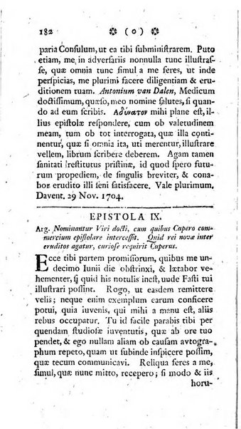 Miscellanea Lipsiensia nova, ad incrementum scientiarum, ab his qui sunt in colligendis Eruditorum novis actis occupati per partes publicata. Edendi consilium suscepit, sua nonnulla passim addidit, praefationem, qua instituti ratio explicatur, praemisit Frider. Otto Menckenius phil et I.V. Doctor