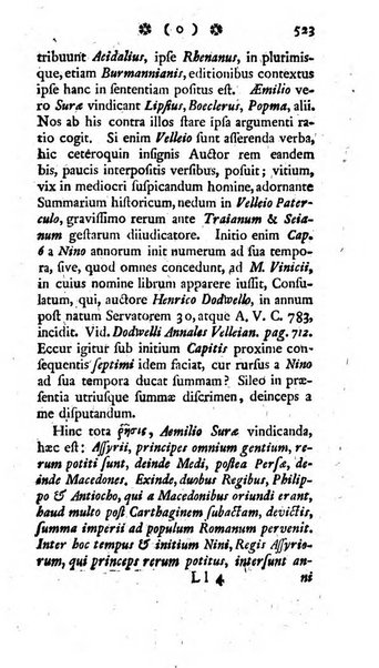 Miscellanea Lipsiensia nova, ad incrementum scientiarum, ab his qui sunt in colligendis Eruditorum novis actis occupati per partes publicata. Edendi consilium suscepit, sua nonnulla passim addidit, praefationem, qua instituti ratio explicatur, praemisit Frider. Otto Menckenius phil et I.V. Doctor