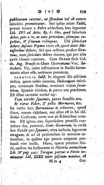 Miscellanea Lipsiensia nova, ad incrementum scientiarum, ab his qui sunt in colligendis Eruditorum novis actis occupati per partes publicata. Edendi consilium suscepit, sua nonnulla passim addidit, praefationem, qua instituti ratio explicatur, praemisit Frider. Otto Menckenius phil et I.V. Doctor