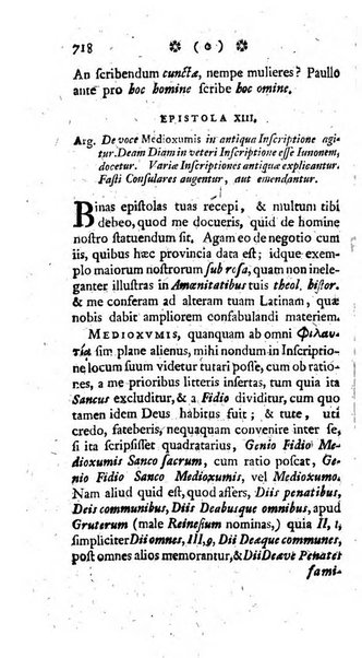 Miscellanea Lipsiensia nova, ad incrementum scientiarum, ab his qui sunt in colligendis Eruditorum novis actis occupati per partes publicata. Edendi consilium suscepit, sua nonnulla passim addidit, praefationem, qua instituti ratio explicatur, praemisit Frider. Otto Menckenius phil et I.V. Doctor