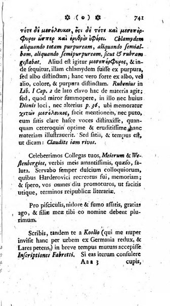 Miscellanea Lipsiensia nova, ad incrementum scientiarum, ab his qui sunt in colligendis Eruditorum novis actis occupati per partes publicata. Edendi consilium suscepit, sua nonnulla passim addidit, praefationem, qua instituti ratio explicatur, praemisit Frider. Otto Menckenius phil et I.V. Doctor