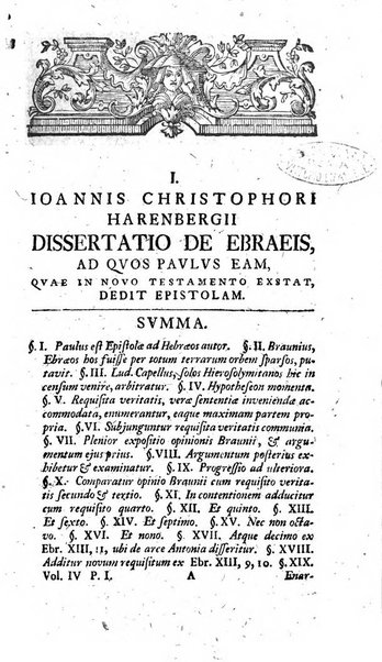 Miscellanea Lipsiensia nova, ad incrementum scientiarum, ab his qui sunt in colligendis Eruditorum novis actis occupati per partes publicata. Edendi consilium suscepit, sua nonnulla passim addidit, praefationem, qua instituti ratio explicatur, praemisit Frider. Otto Menckenius phil et I.V. Doctor