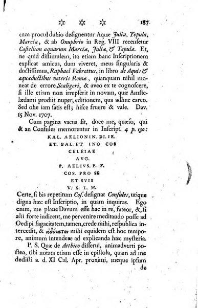 Miscellanea Lipsiensia nova, ad incrementum scientiarum, ab his qui sunt in colligendis Eruditorum novis actis occupati per partes publicata. Edendi consilium suscepit, sua nonnulla passim addidit, praefationem, qua instituti ratio explicatur, praemisit Frider. Otto Menckenius phil et I.V. Doctor